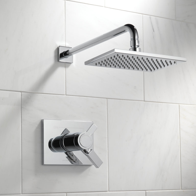 T17T253SS,RB Delta Vero Volume Control Shower Faucet Trim with Lever